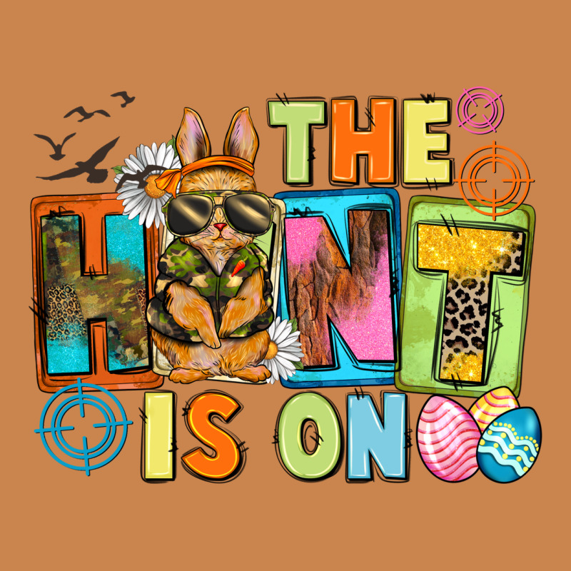 The Hunt Is On Easter Day Heavyweight Hoodie by CowGirlArtShop | Teevron