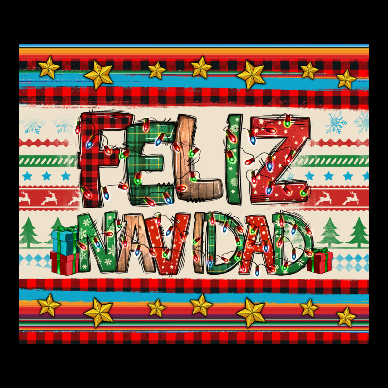 Feliz Navidad Spanish Christmas Heavy Core Tee by Jasminsmagicworld | Teevron