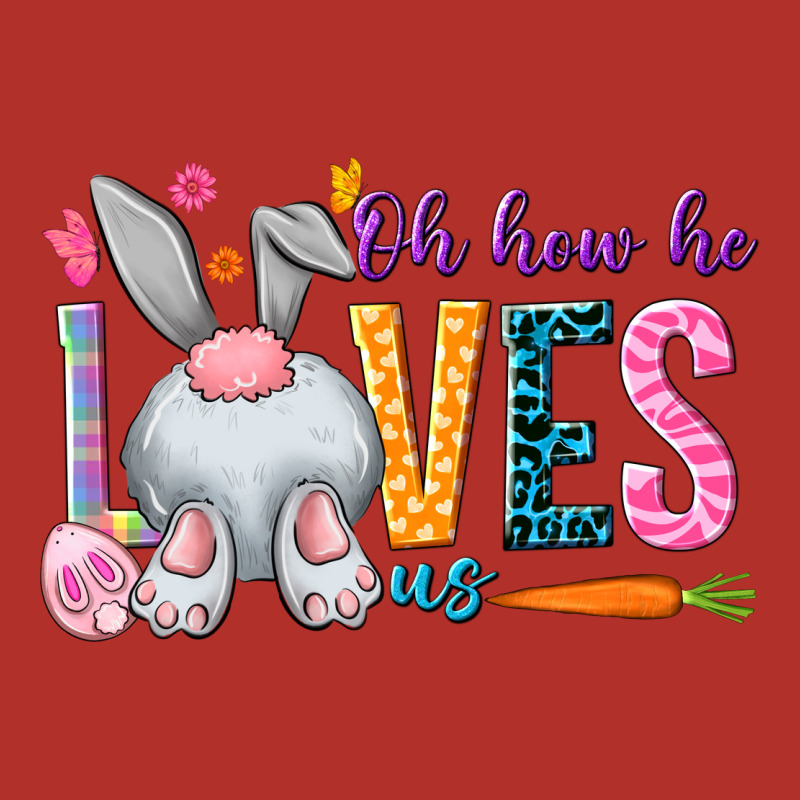 Oh How He Loves Us Easter Day Premium Hoodie by HowdyJamesFarm | Teevron