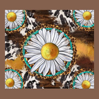 Western Daisy And Cowhide Tumbler Tbs Zipper Hoodie | Teevron