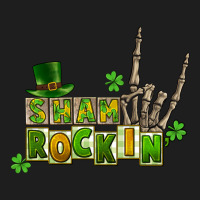 Sham Rockin Skeleton Hand St. Patrick's Heavyweight Hoodie | Teevron