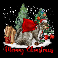 Merry Christmas Gray Squirrel Heavyweight Sweatshirt | Teevron