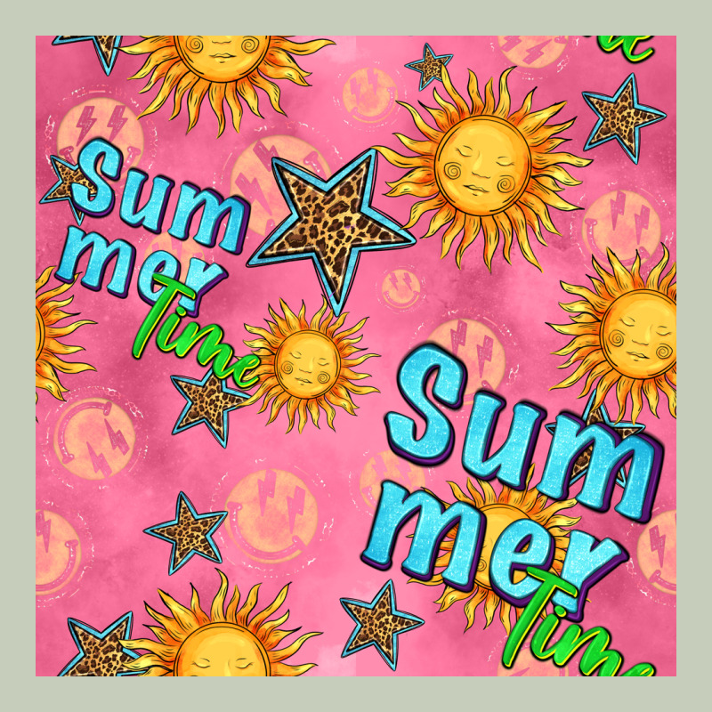 Summer Time Of The Sun Seamless Pattern Ladies Tee by BundleAndBundleShop | Teevron