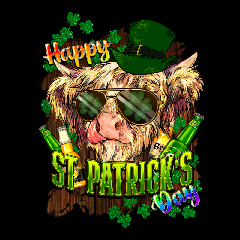 St. Patrick's Day Cow Premium Sweatshirt by HowdyJamesFarm | Teevron