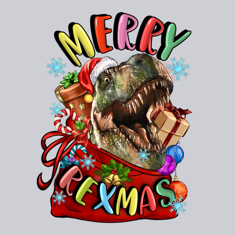 T Rex Merry Rexmas Heavyweight Sweatshirt by LillyAllenDesigns | Teevron