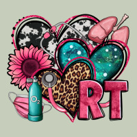 Rt Respiratory Therapist Hearts Ladies Tee | Teevron