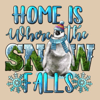 Home Is Where The Snow Falls Winter Penguin Heavyweight Sweatshirt | Teevron