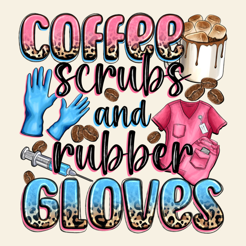 Coffee Scrubs And Rubber Gloves Vintage Tee by NancyCooperArtShop | Teevron
