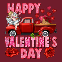 Happy Valentine's Day Red Truck Zipper Hoodie | Teevron