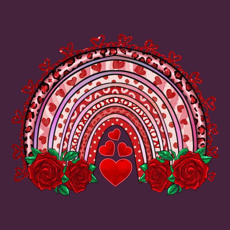 Valentine's Day Rainbow With Roses Premium Tee by AdoDesignShop | Teevron