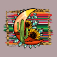 Desert Moon With Serape Background Vintage Hoodie | Teevron