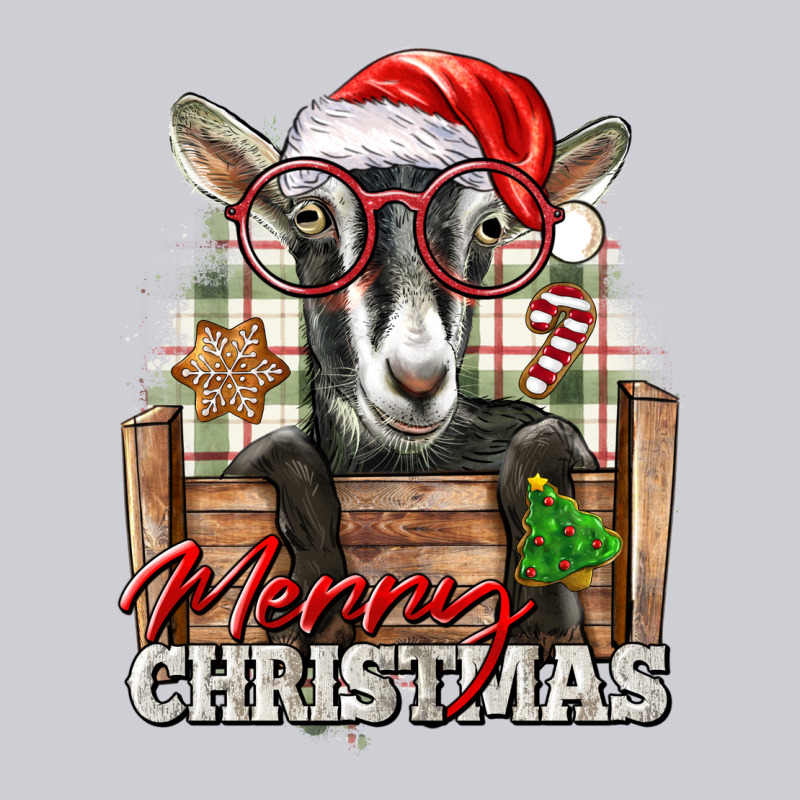 Merry Christmas Alpine Goat Heavyweight Sweatshirt by LillyAllenDesigns | Teevron
