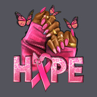 Hope Breast Cancer Nails Vintage Hoodie | Teevron