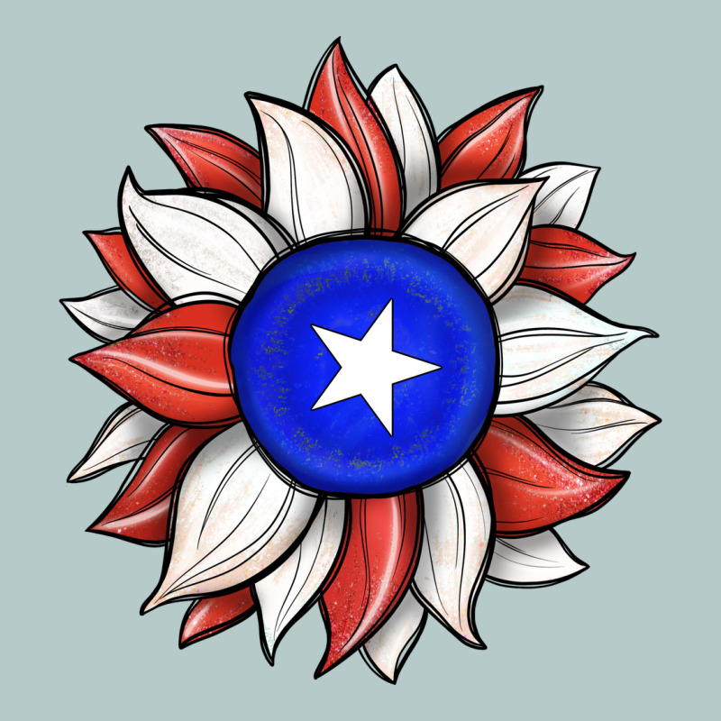 Sunflower Puerto Rico Flag Heavy Core Tee by JahusDesignShop | Teevron