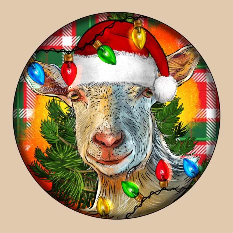 Saanen Goat Christmas Heavyweight Sweatshirt by LillyAllenDesigns | Teevron