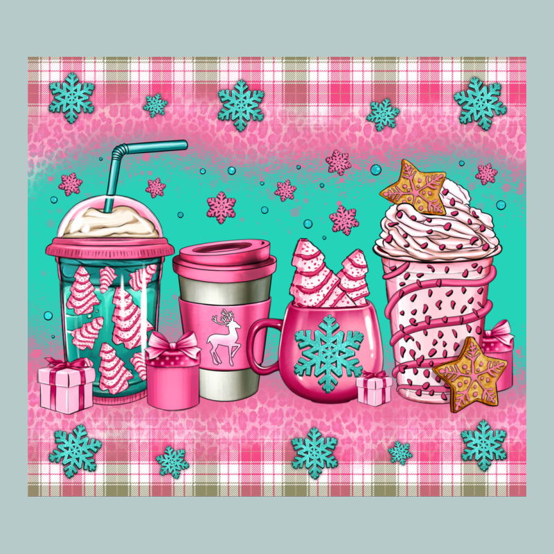 Pink Christmas Coffee Heavy Core Tee by Jasminsmagicworld | Teevron