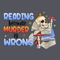 Reading Because Murder Is Wrong Vintage Hoodie | Teevron