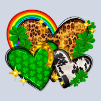 St. Patrick's Day Hearts With Leopard Premium Sweatshirt | Teevron