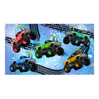 Children Trucks Zipper Hoodie | Teevron