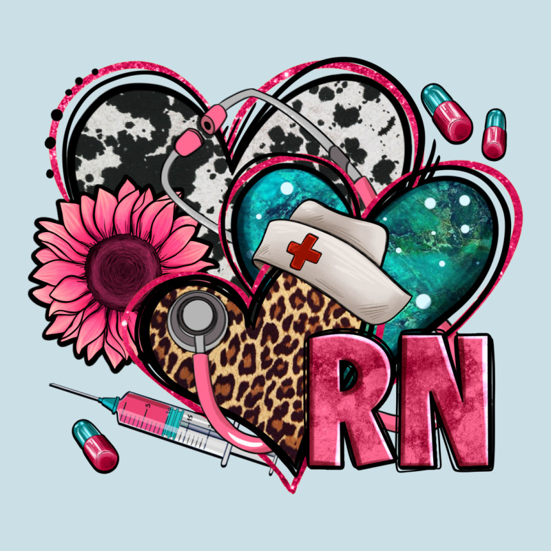 Rn Registered Nurse Hearts Ladies Tee by Jasminsmagicworld | Teevron