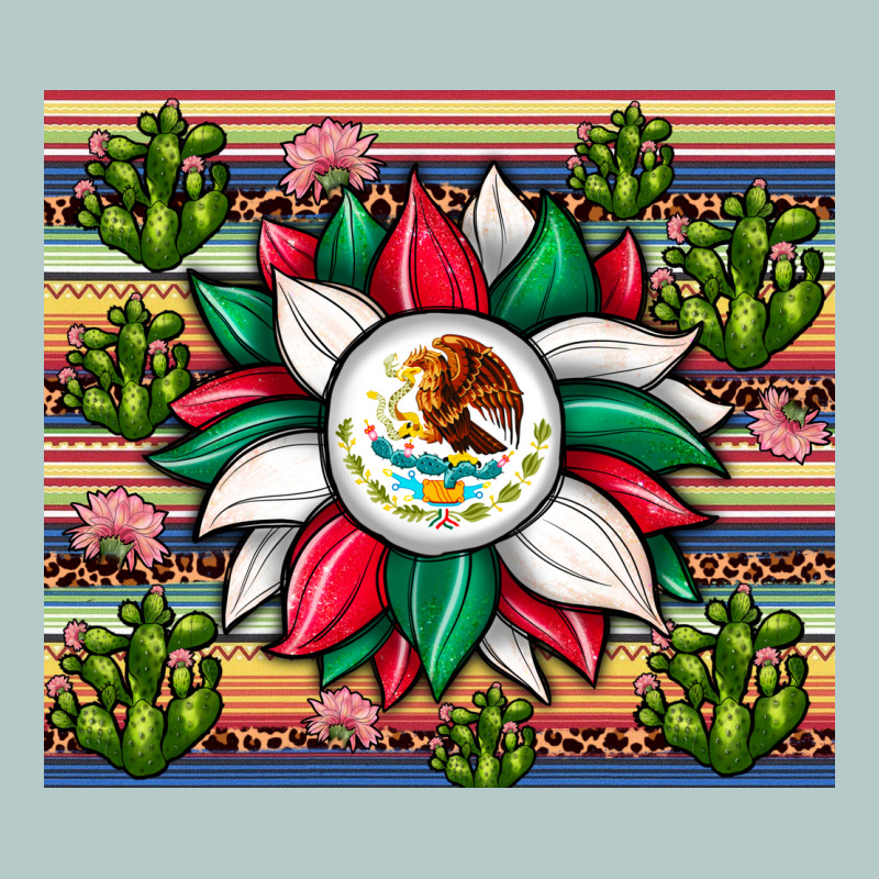 Sunflower Mexican Flag Tumbler Heavy Core Tee by JahusDesignShop | Teevron