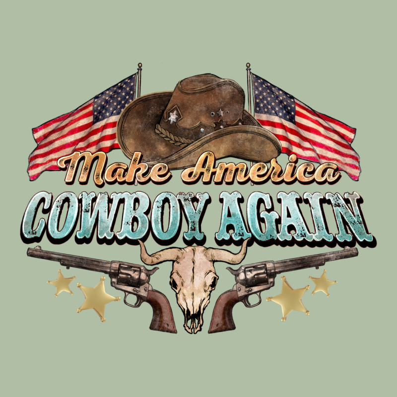 Make America Cowboy Again Urban Heavy Tee by NancyCooperArtShop | Teevron
