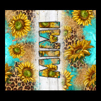 Western Mother's Day Mimi With Turquoise And Sunflowers And Leopard Tu Zipper Hoodie | Teevron