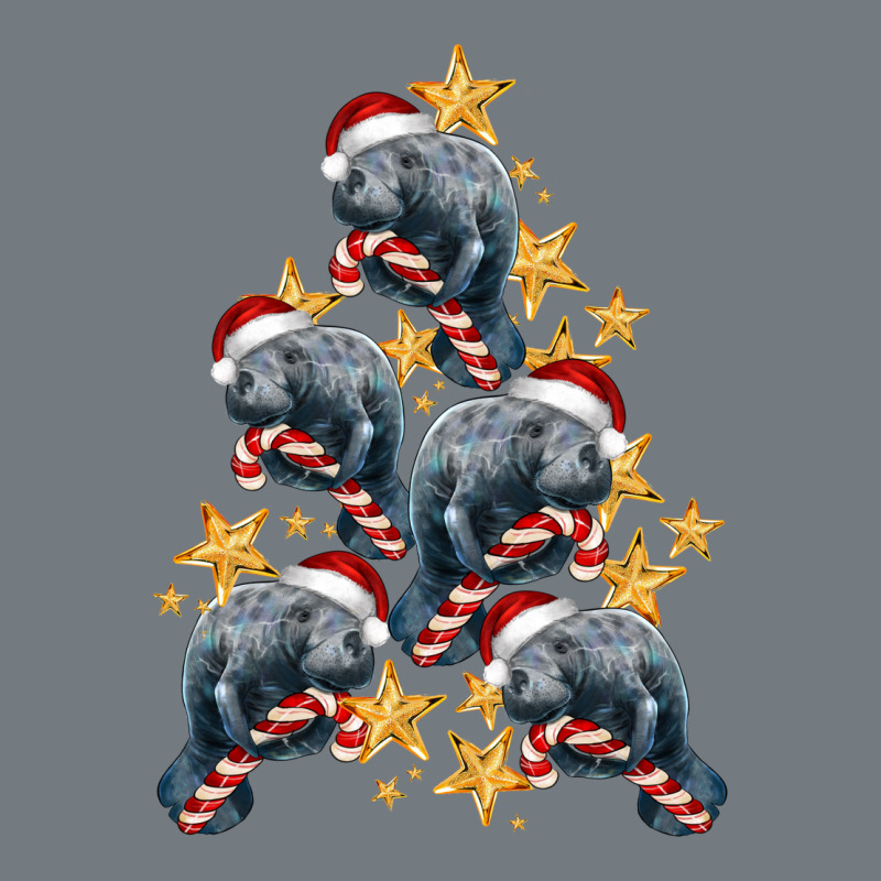 Christmas Tree With Manatee Heavyweight Sweatshirt by LillyAllenDesigns | Teevron