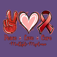 Peace Love Cure Multiple Myeloma Vintage Hoodie | Teevron
