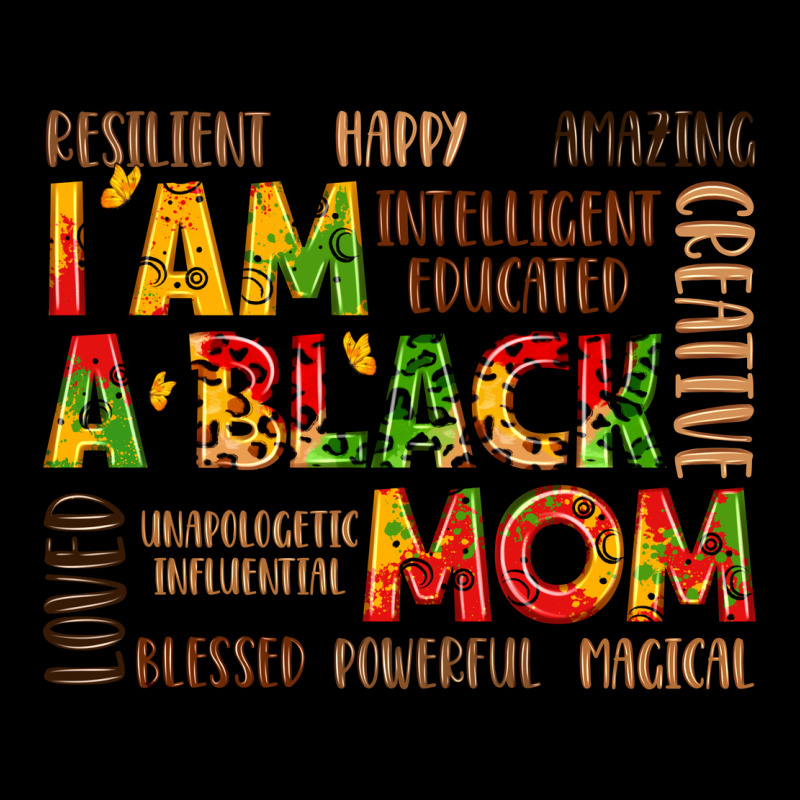 I Am A Black Mom Long Sleeve Tee by LillyAllenDesigns | Teevron