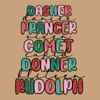 Dasher Dancer Prancer Vixer Comet Cupid Donner Bli Vintage Tee | Teevron