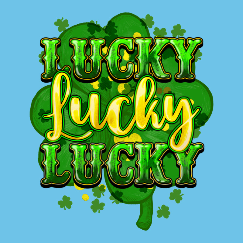 Lucky Lucky Lucky Clover St. Patrick's Premium Sweatshirt by HowdyJamesFarm | Teevron