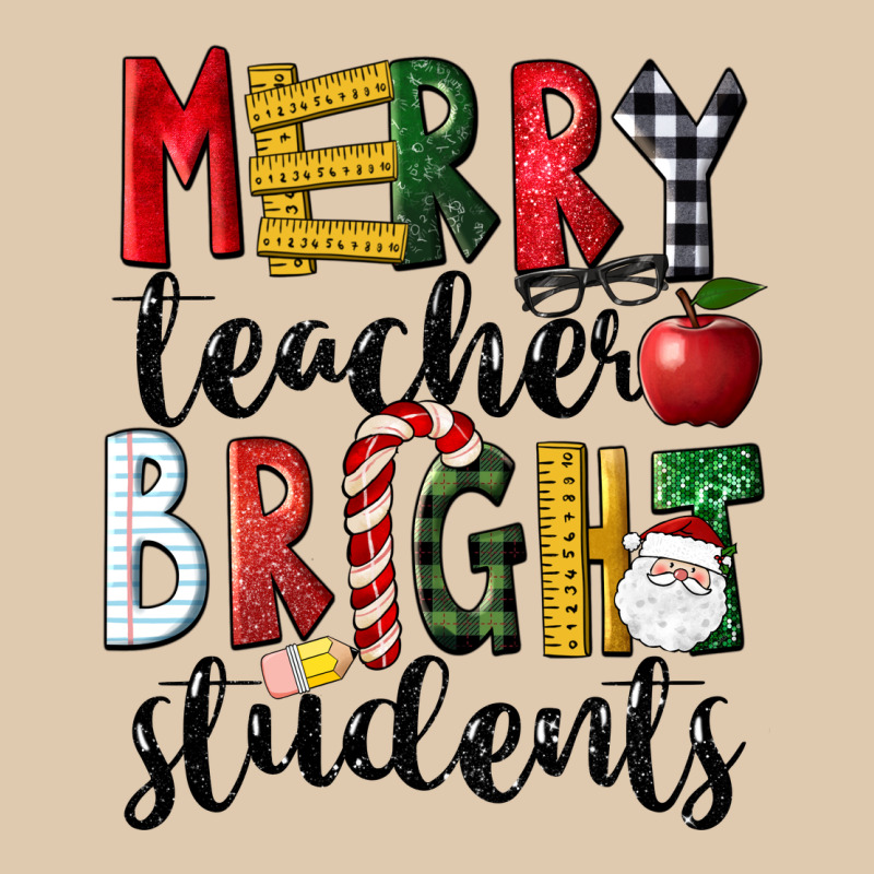 Merry Teacher Bright Students Christmas Heavyweight Sweatshirt by LillyAllenDesigns | Teevron