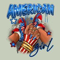 Afro American Girl Sneakers Ladies Tee | Teevron