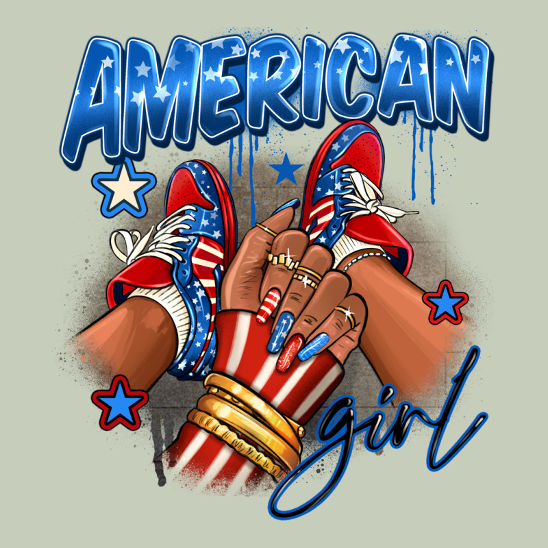 Afro American Girl Sneakers Ladies Tee by RanaPortraitStore | Teevron