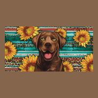 Western Chocolate Labrador License Plate Premium Tee | Teevron