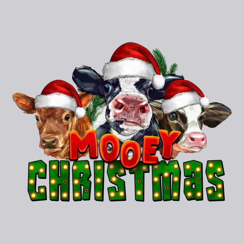 Mooey Christmas Cows Heavyweight Sweatshirt by LillyAllenDesigns | Teevron