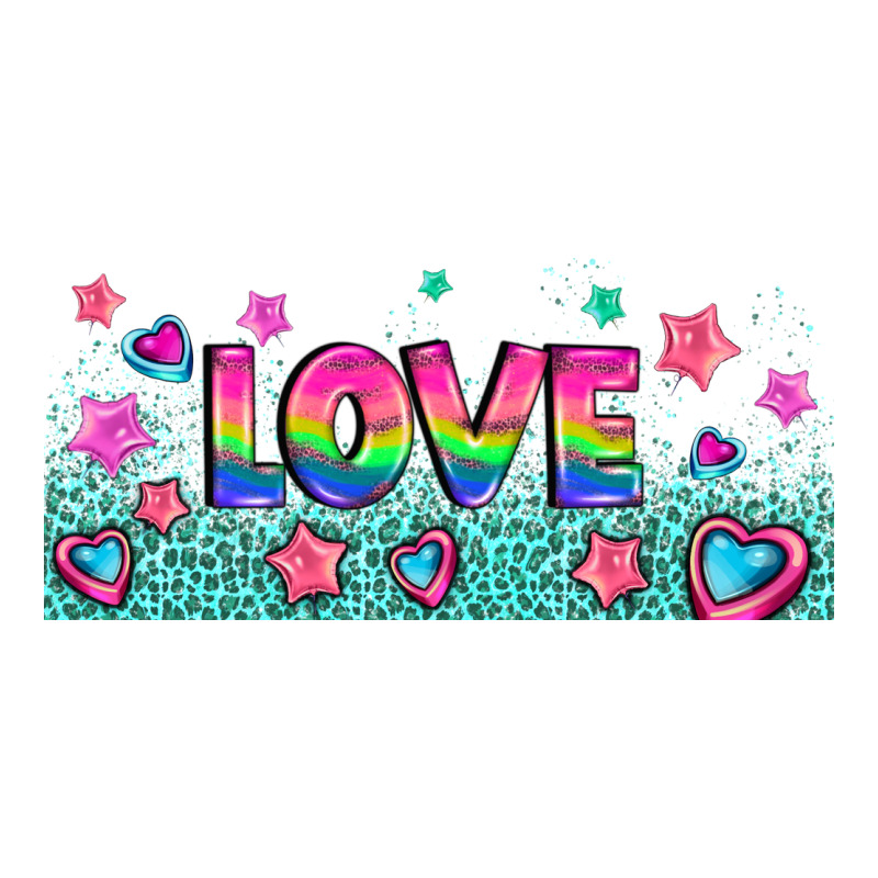 Lgbt Love With Hearts And Stars Ladies Tee by AdoDesignShop | Teevron