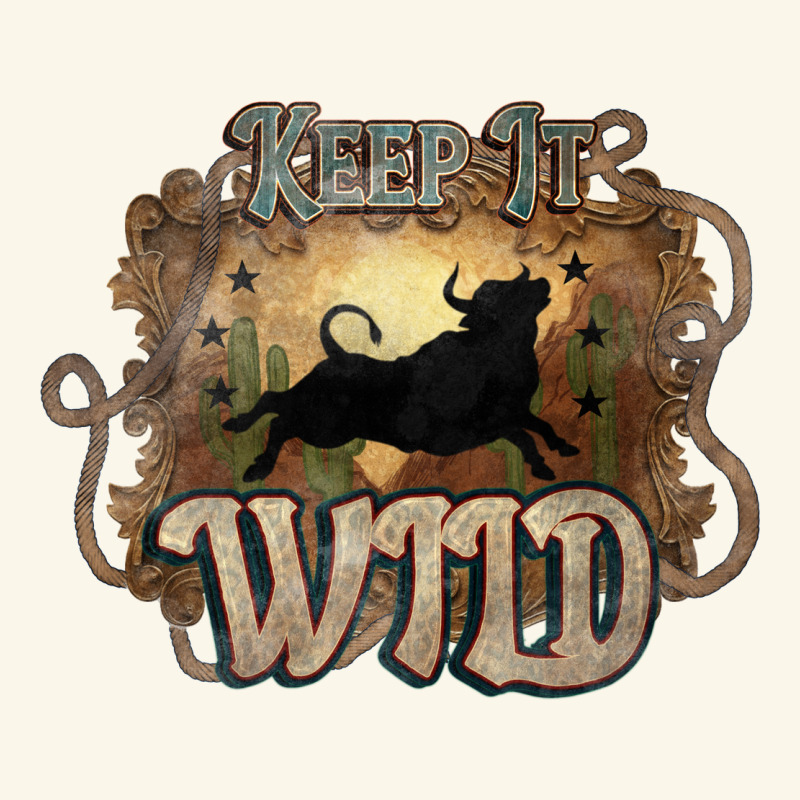 Keep It Wild Western Bull Premium Hoodie by HowdyJamesFarm | Teevron