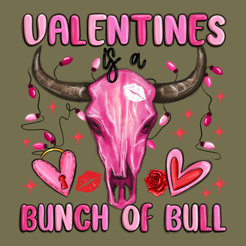 Valentines Is A Bunch Of Bull Vintage Hoodie by MaliasSmallBusiness | Teevron