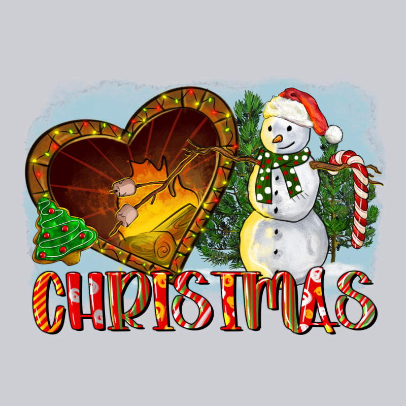 Christmas Snowman Heavyweight Sweatshirt by LillyAllenDesigns | Teevron