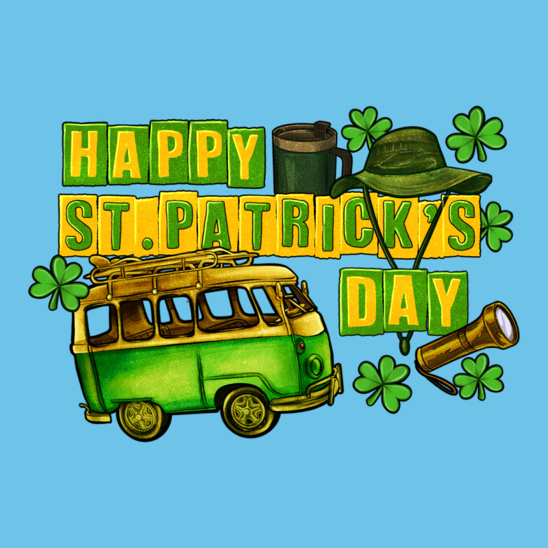 Camper Happy St. Patrick's Day Premium Sweatshirt by CowGirlArtShop | Teevron