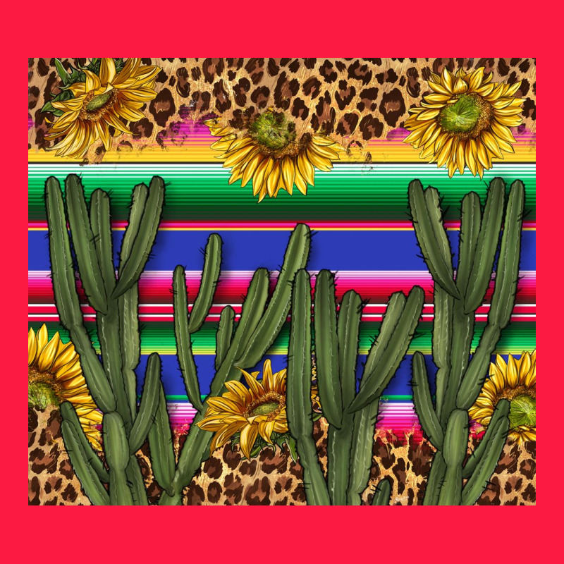 Western Desert With Leopard And Sunflowers Tumbler Tbs Zipper Hoodie by TumblerDesignByShophia | Teevron