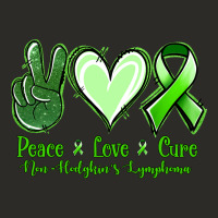 Peace Love Cure Non Hodgkin's Lymphoma Heavy Core Tee | Teevron