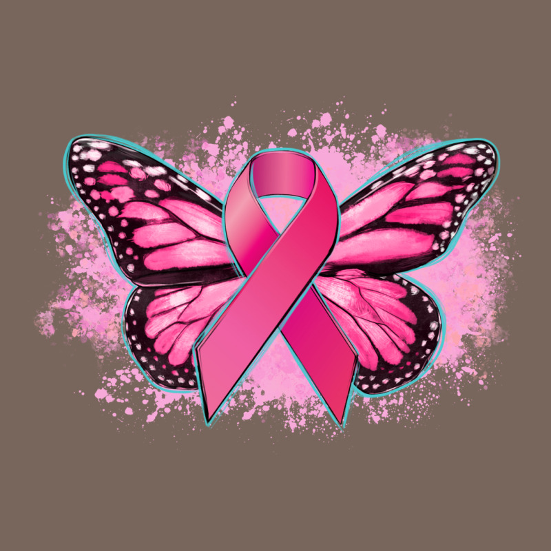 Cancer Ribbon Butterfly Cancer Awareness Premium Hoodie by HowdyJamesFarm | Teevron