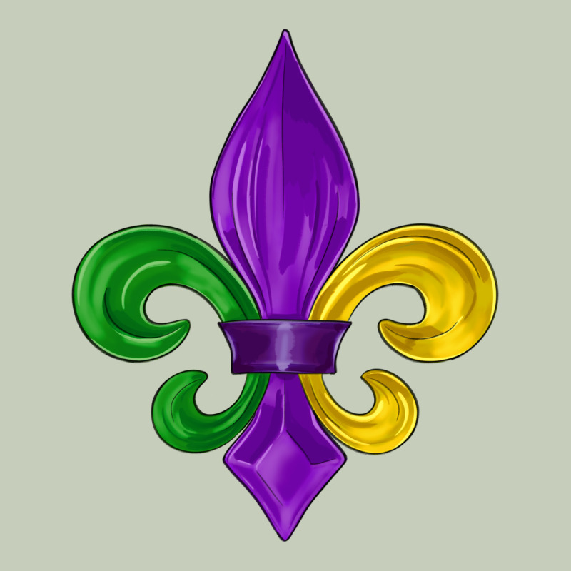 Mardi Gras Fleur De Lis Long Sleeve Tee by LillyAllenDesigns | Teevron
