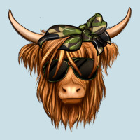 Camouflage Long Haired Cow Ladies Tee | Teevron