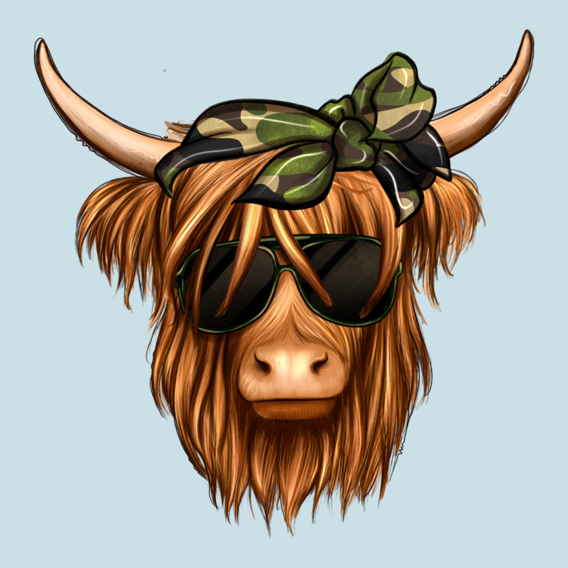 Camouflage Long Haired Cow Ladies Tee by Jasminsmagicworld | Teevron