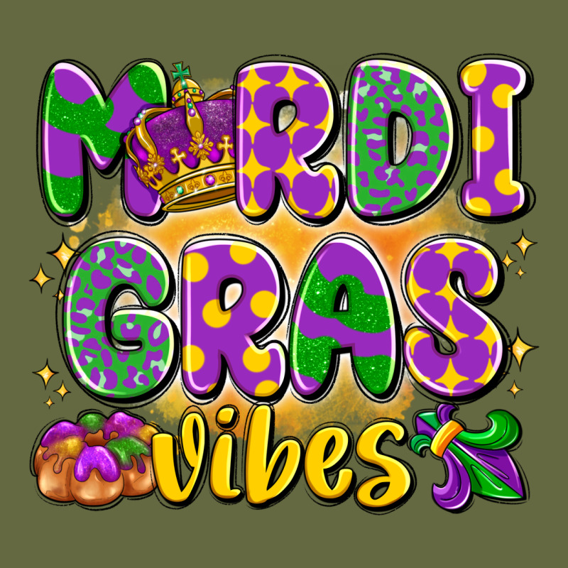 Mardi Gras Vibes Long Sleeve Tee by LillyAllenDesigns | Teevron