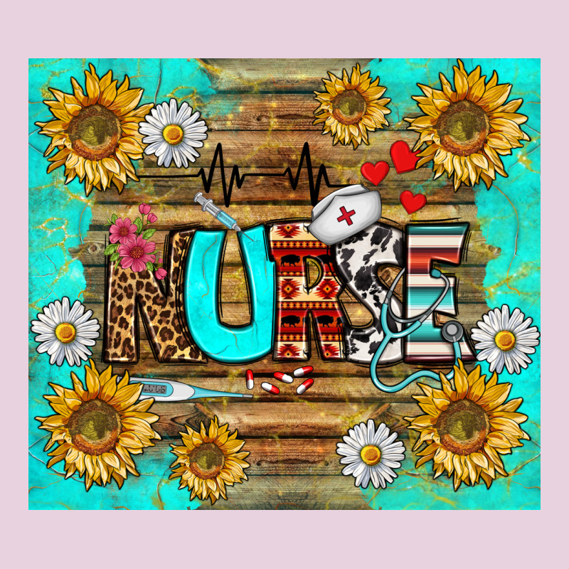 Sunflower And Daisy Nurse Tumbler Ladies Tee by BundleAndBundleShop | Teevron